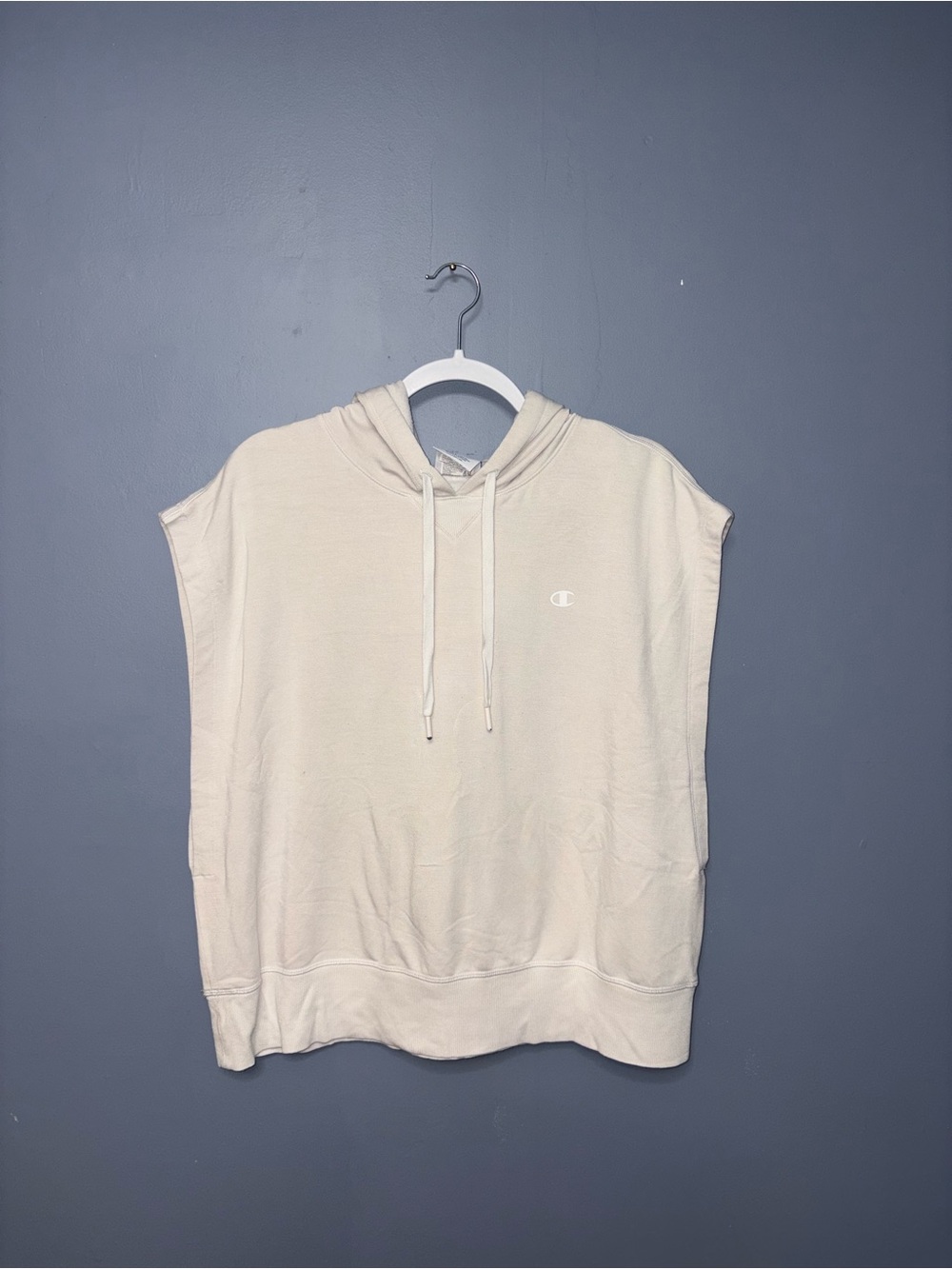 Champion | Men’s Gray Hooded Sweater Tee | Size XL